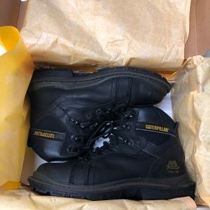CAT men’s manifold work boots steel toe 10
